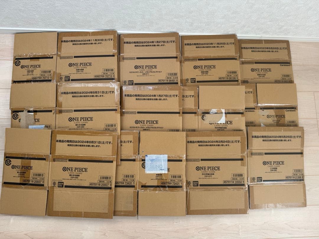 ワンピースカードゲーム カートン空箱 ダンボール