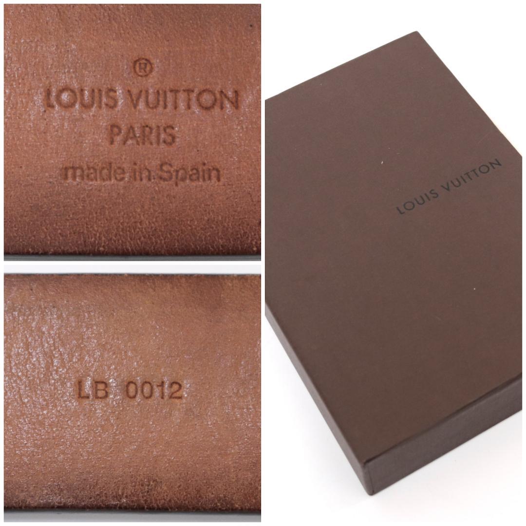 ルイヴィトン モノグラム サンチュールキャレ 95cm±3 箱付 仏製 1057