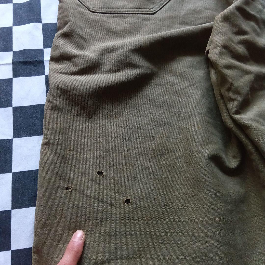 40s　ビンテージ　U.S.N　N1　デッキパンツ　トラウザー カーキ色