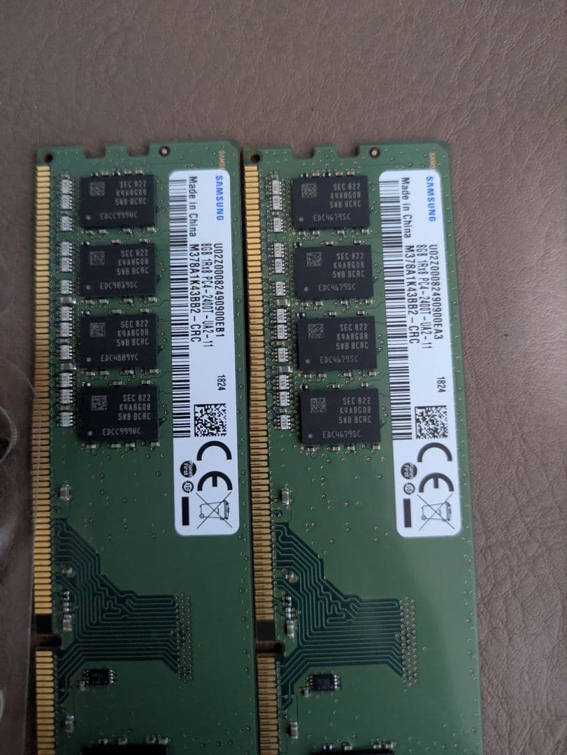 i7 8700 ddr4 8GB×2 　セット　値下げ不可