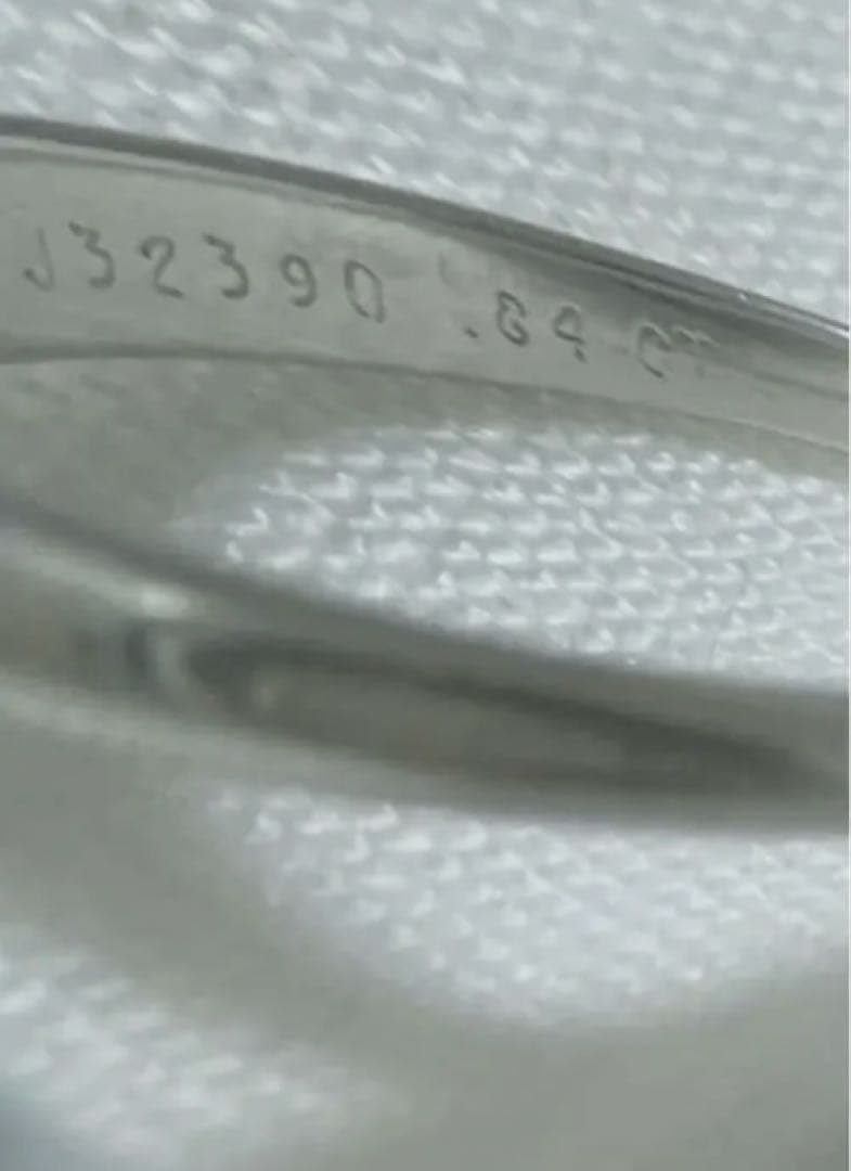 1/6迄Tiffany ティファニー　ダイヤモンドリング Eカラー0.84ct