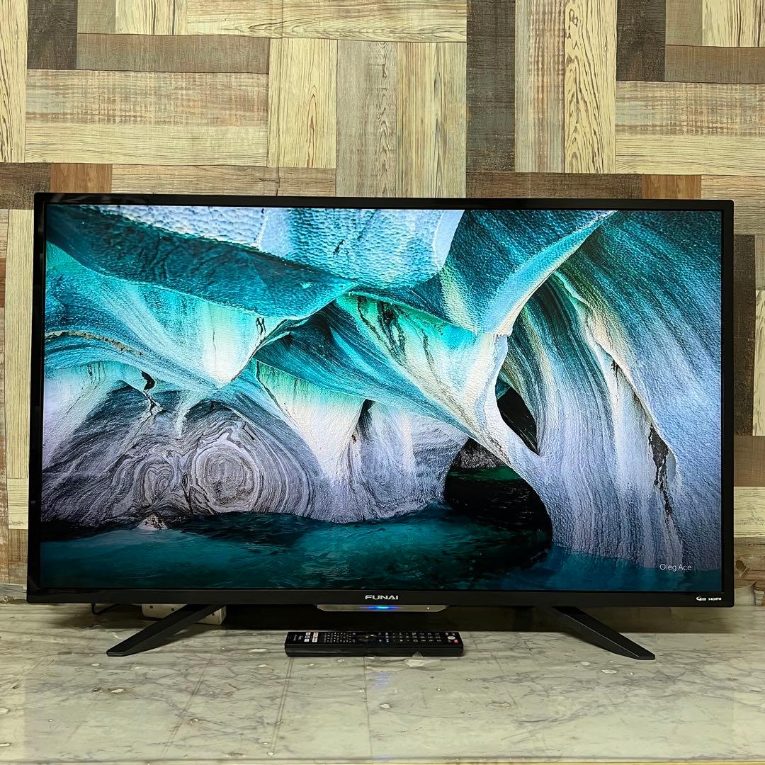 全国送料込❣️FUNAI43型4K録画機能内蔵テレビ 。ネットアプリ多数視聴可能