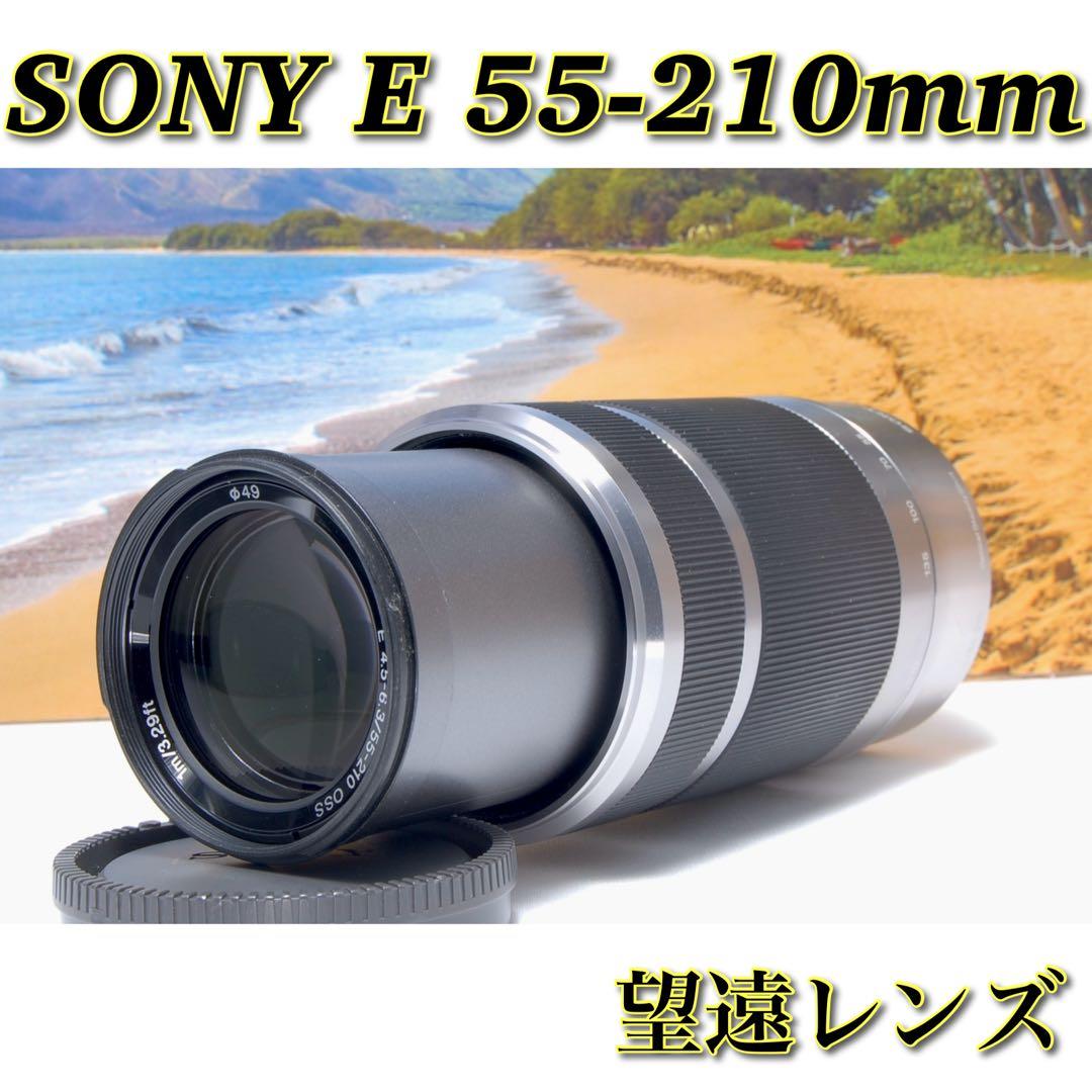 人気 SONY 望遠レンズ E 55-210mm F/4.5-6.3 OSS