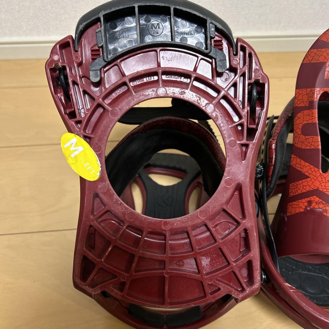 フラックス PR Mサイズ ビンディング スノーボード スノボー レッド　赤