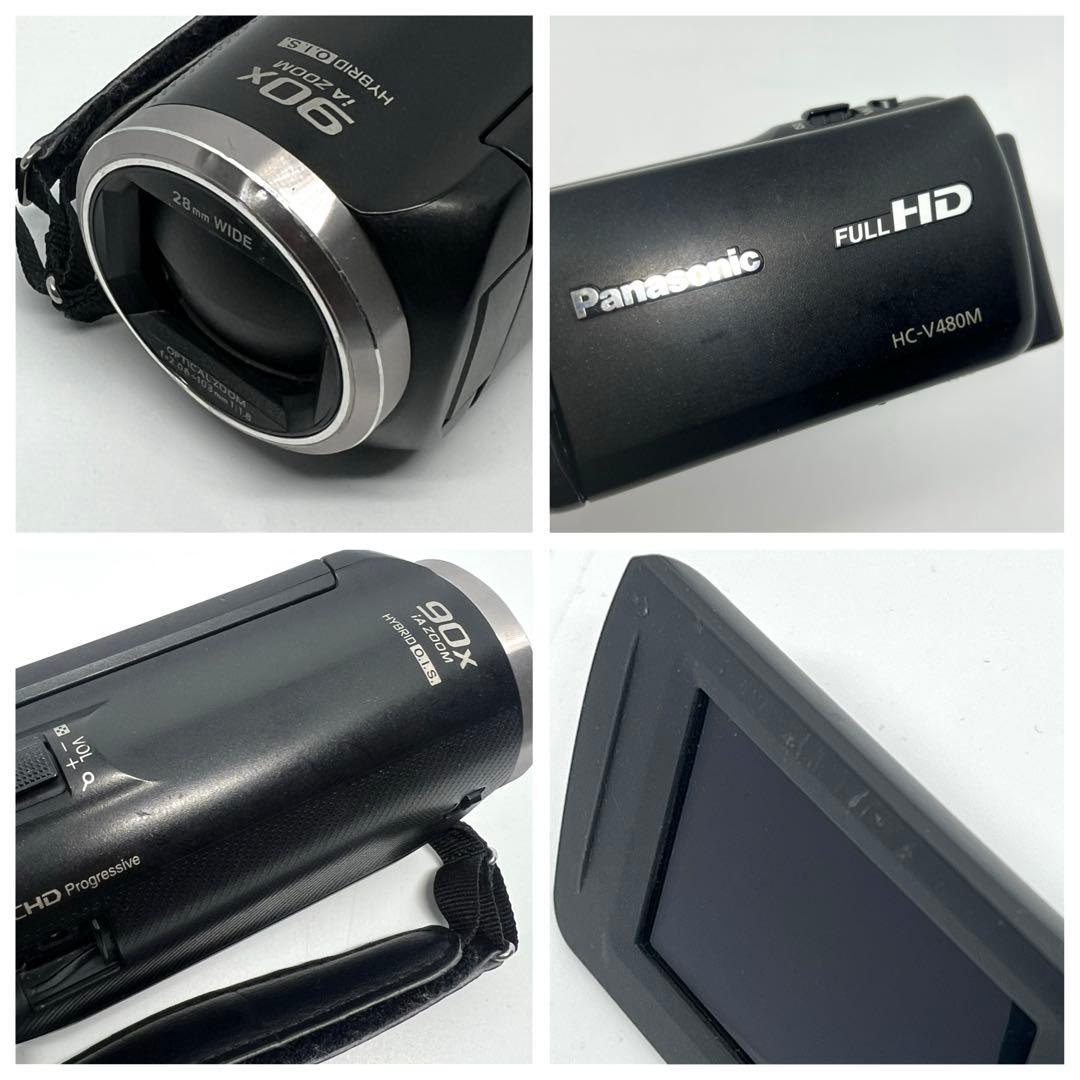 Panasonic ビデオカメラ　 HC-V480M-Kブラック　動作OK