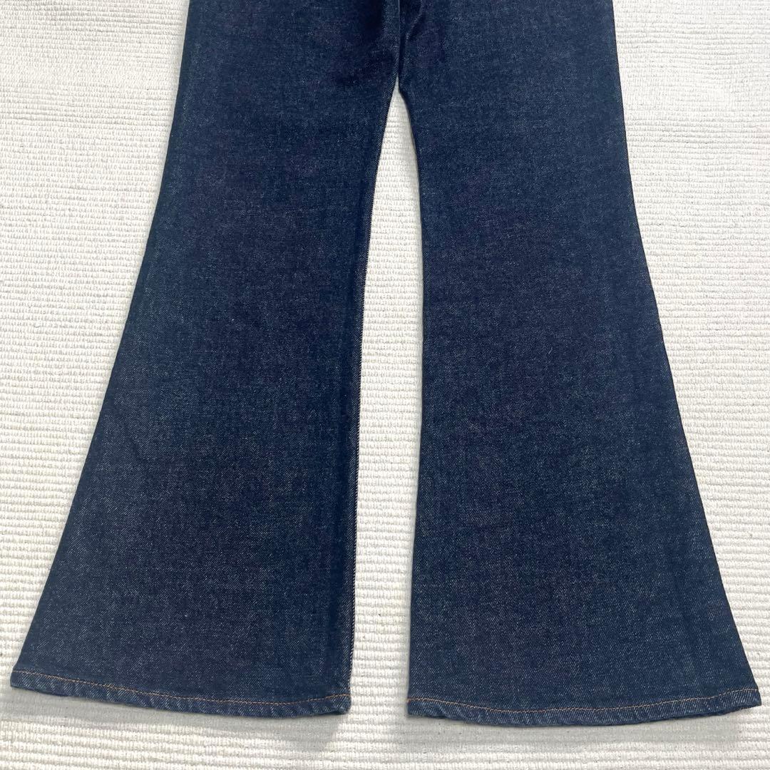 美品　マウジー　MVS FLARE フレアデニムパンツ　ストレッチ　日本製　24