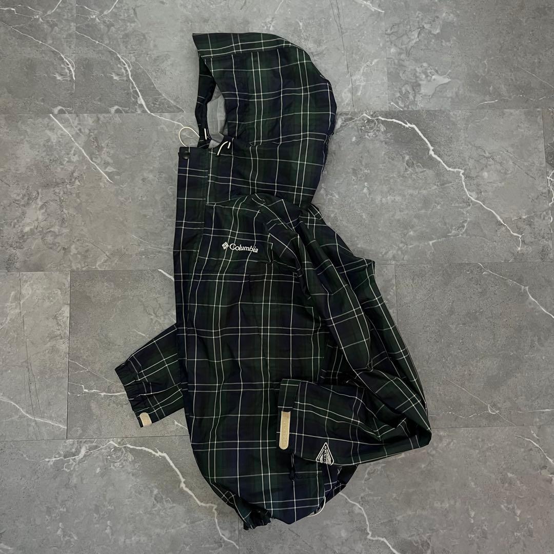 00s Columbia shell jacket y2k テック系 チェック