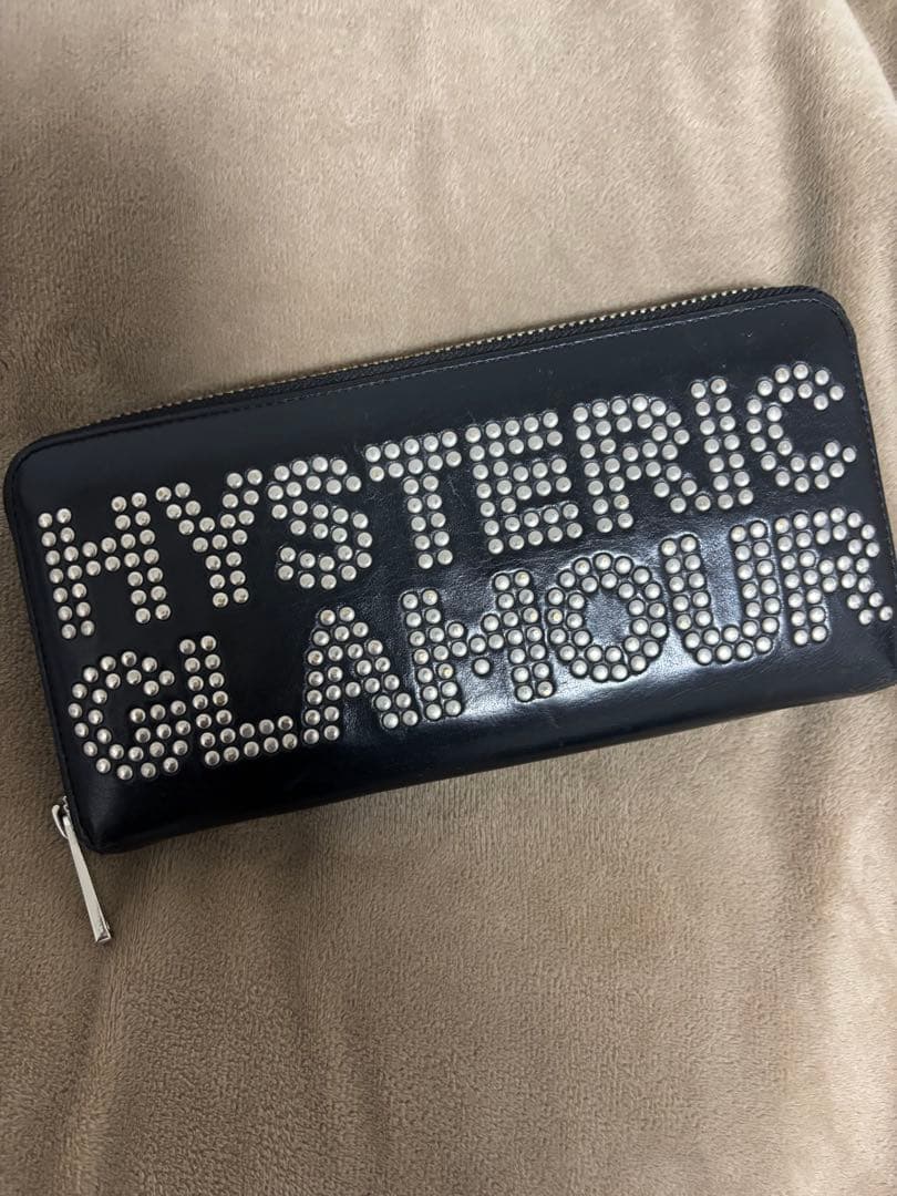 HYSTERIC GLAMOUR 黒 レザー 長財布