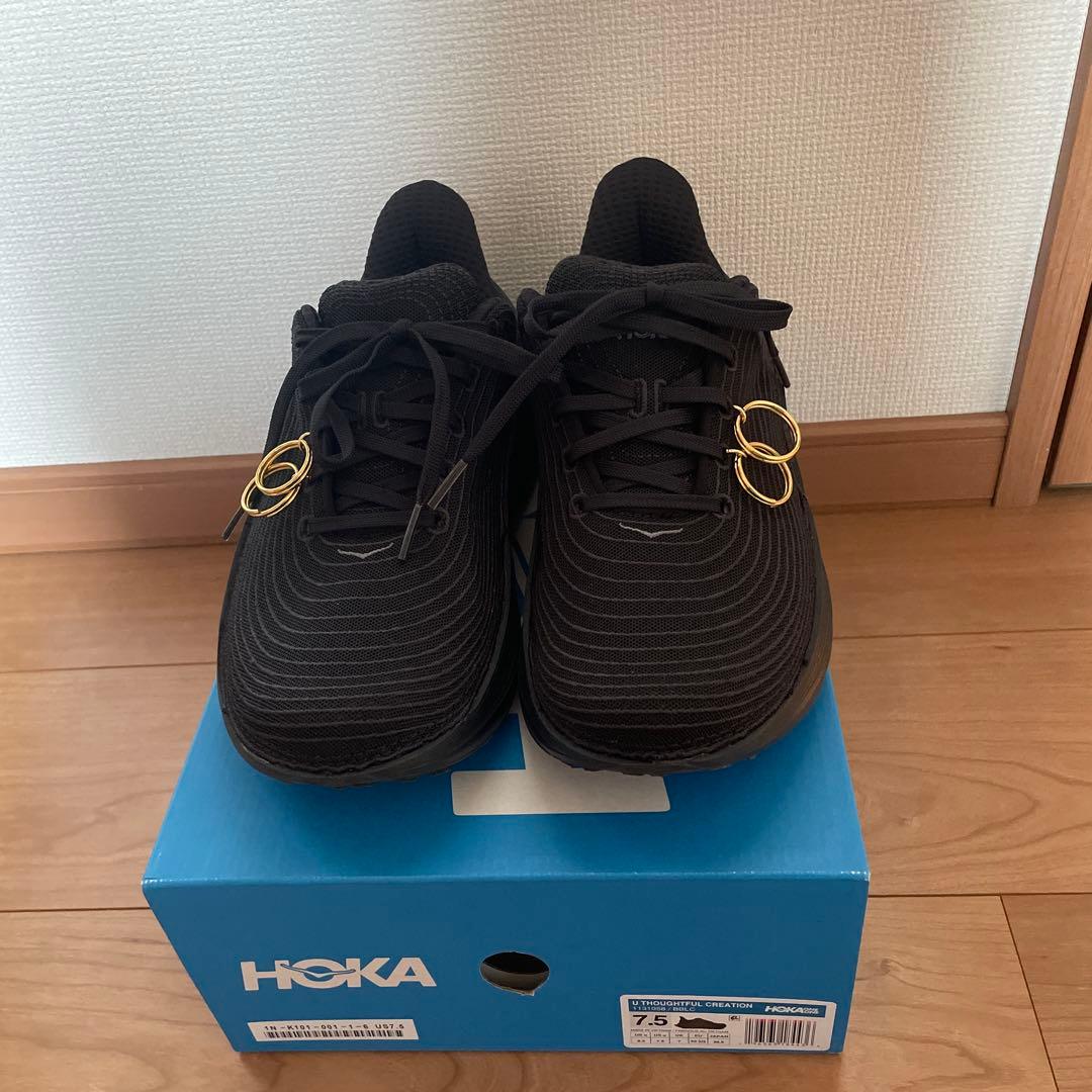 シューズ HOKA black comme des garcons 25.5cm