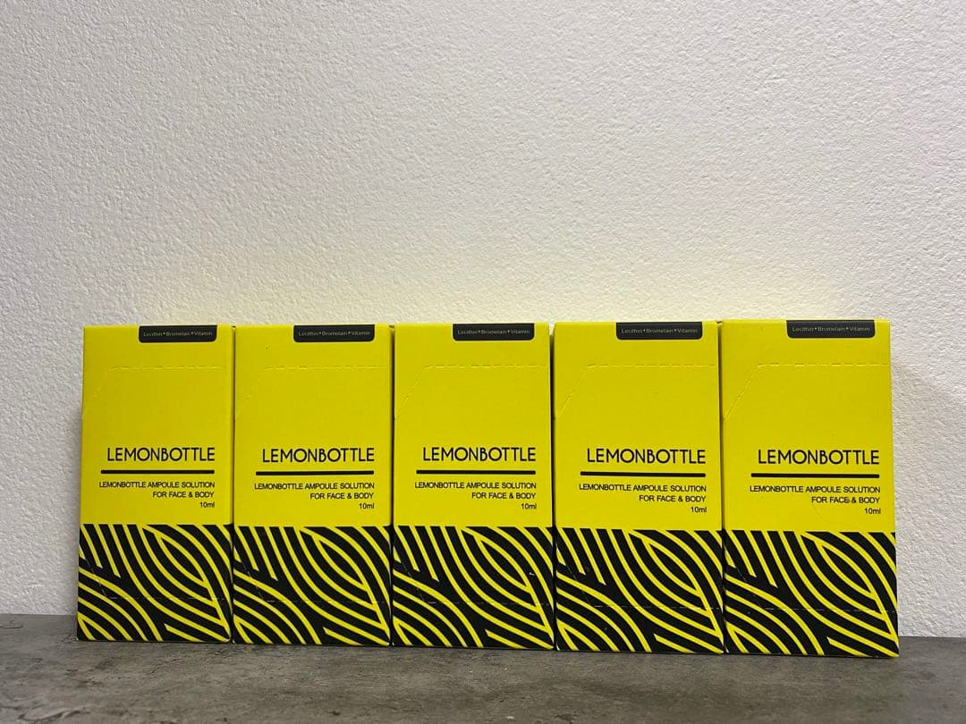 【即日発送】リピ数量限定韓国で話題レモンボトル10ml 5本箱あり