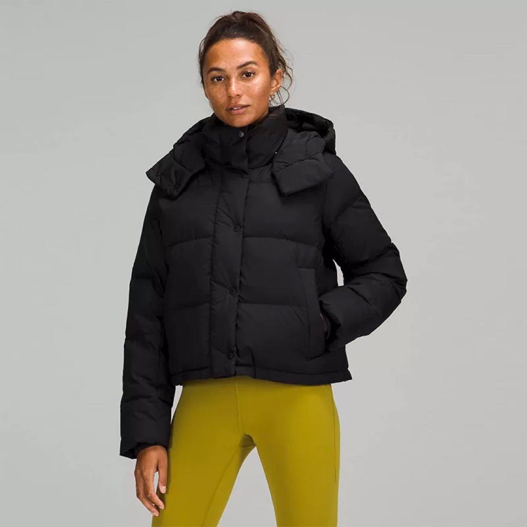 Lululemon ブラック ダウンジャケット6 サイズ