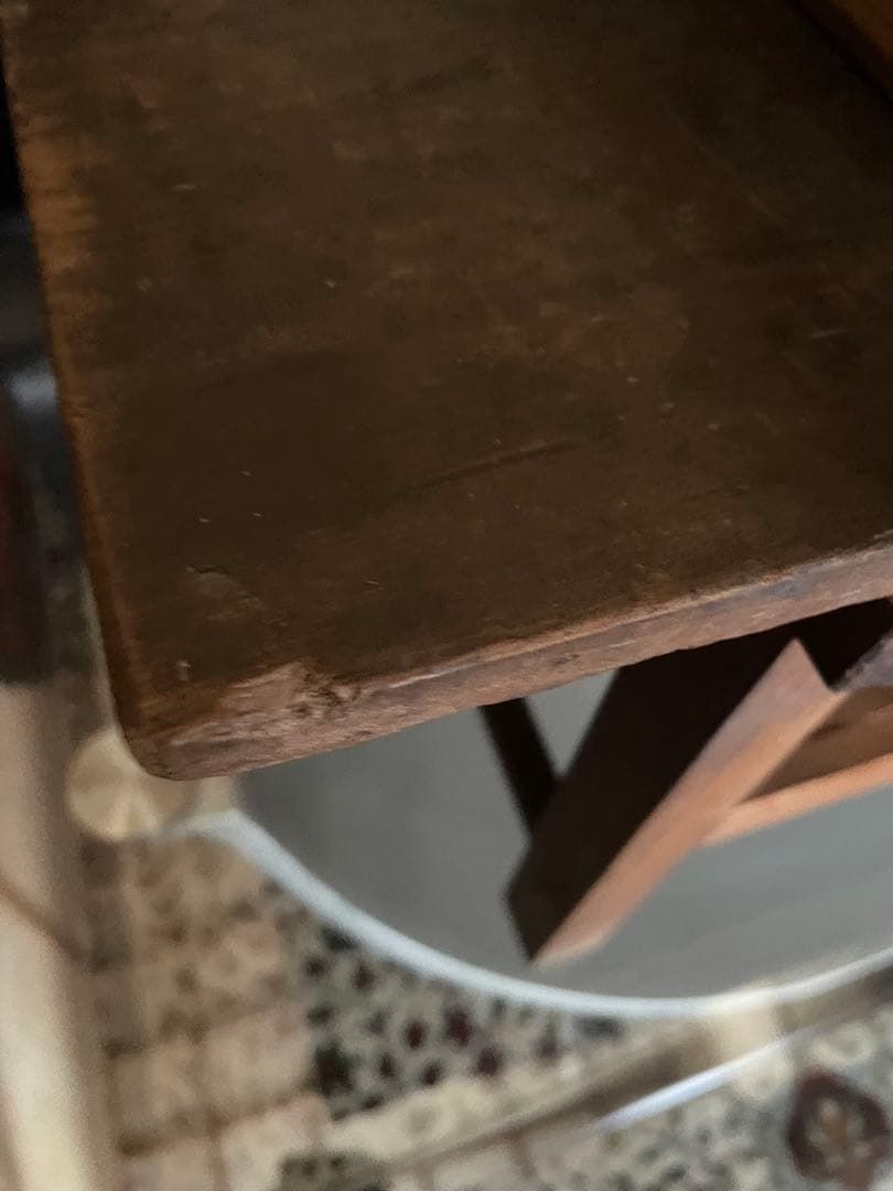 座卓　文机　骨董　古い家具