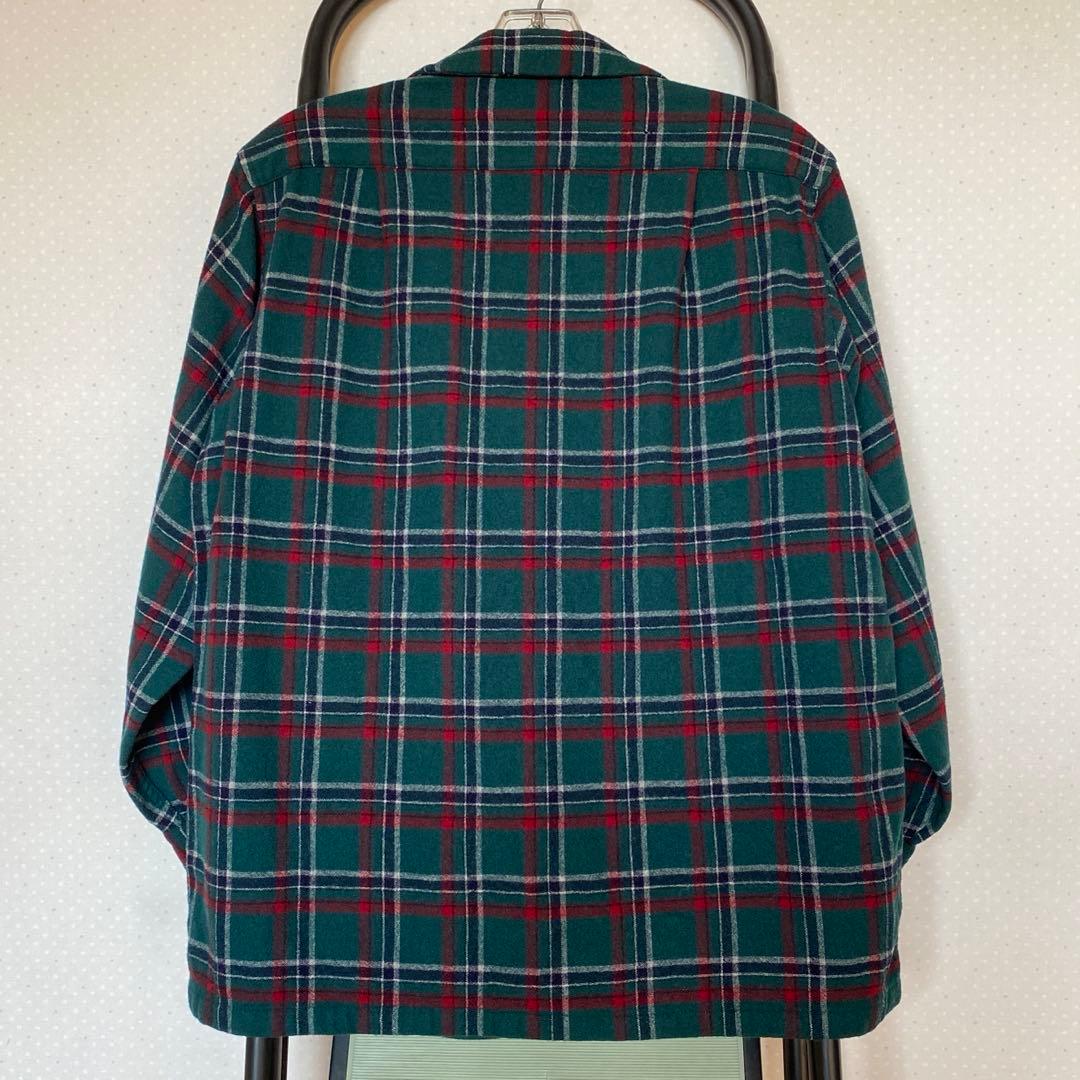 60s Pendleton ペンドルトン オープンカラー ボードシャツ usa製