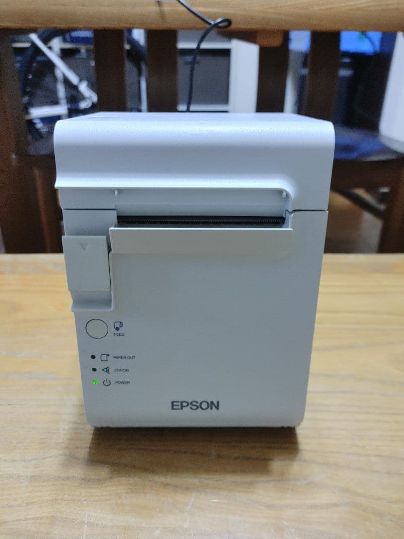 【動作OK】EPSON レシートプリンター TM-L90 　ACアダプター付