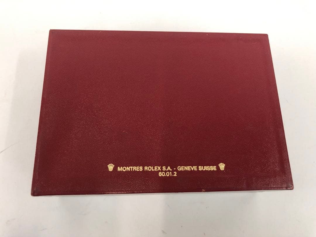 y*。様 ロレックス　空き箱　内箱　取説　小冊子　レッド　刺繍