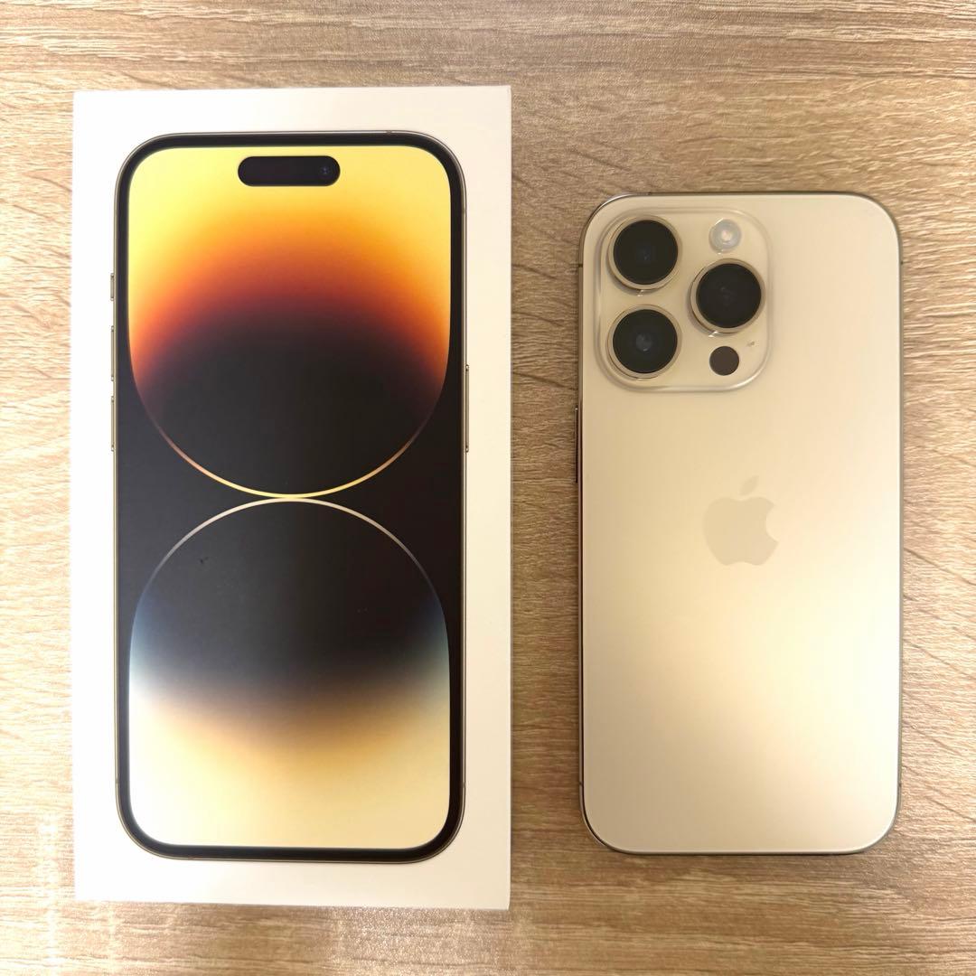 iPhone 14 pro 256GB ゴールド SIMフリー