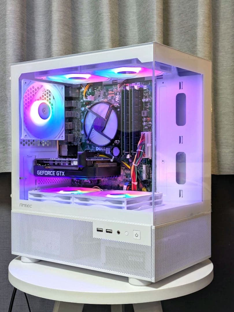 GTX1660SUPER搭載 新品白ケース RGBファン 自作ゲーミングPC