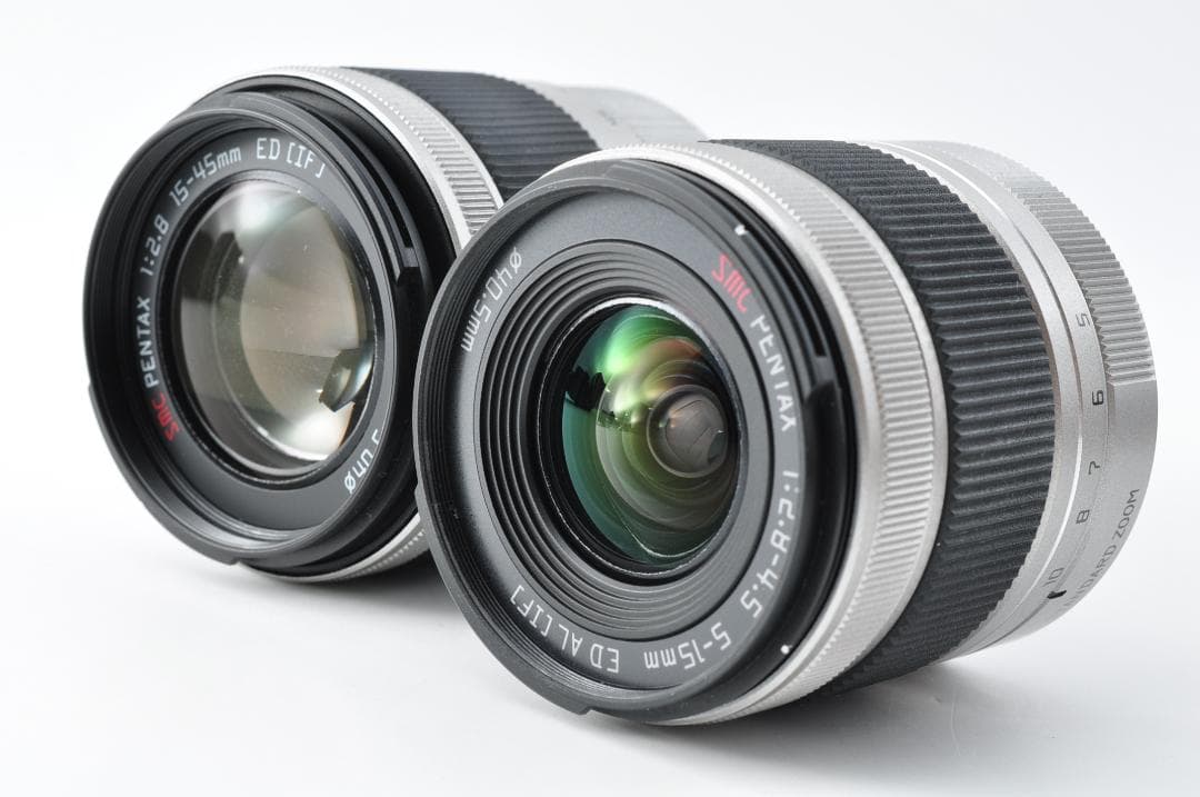 PENTAX Q10 レッド 2個レンズ5-15㎜ 15-45mm 元箱付＃65