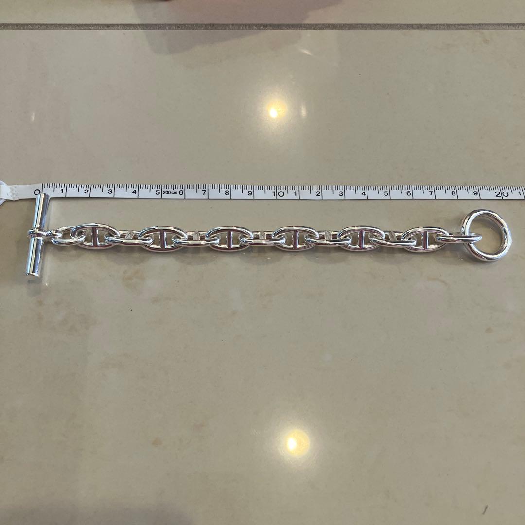 ロゼット様！新品未使用 HERMES シェーヌダンクル ブレスレット GM 12