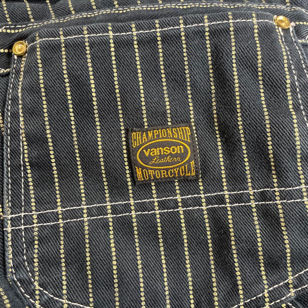 美品　VANSON バンソン　ウォバッシュパンツ　デニム　32 日本製