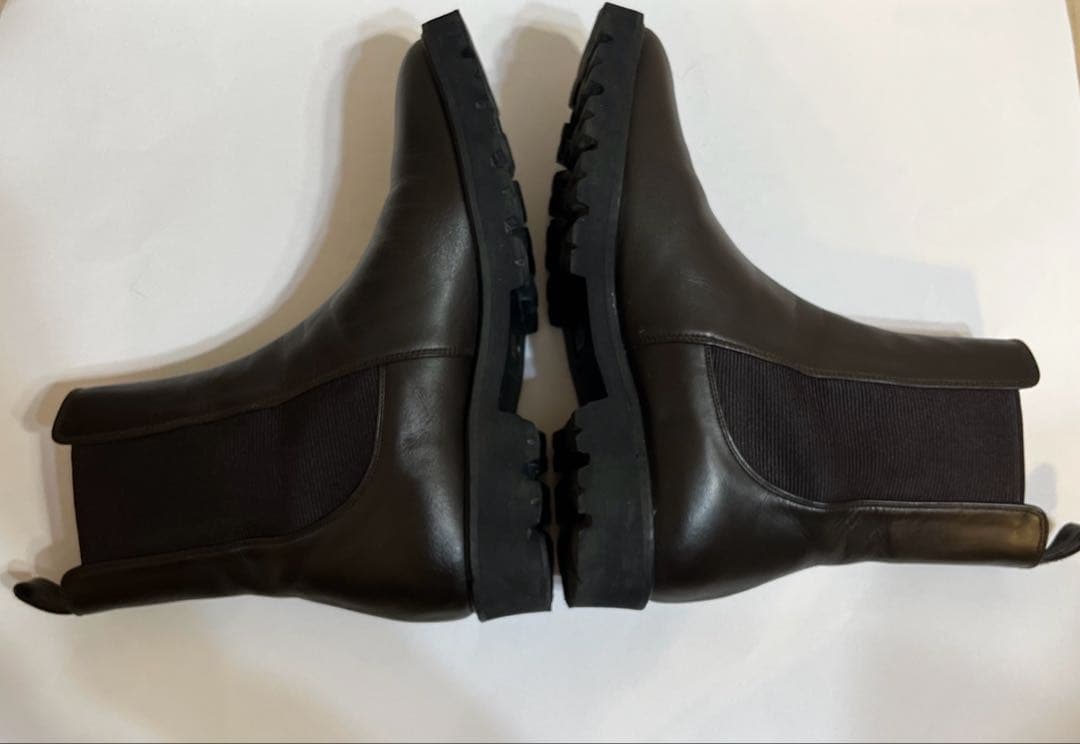 『23区』　サイドゴアブーツ ダークブラウン　23.5センチ