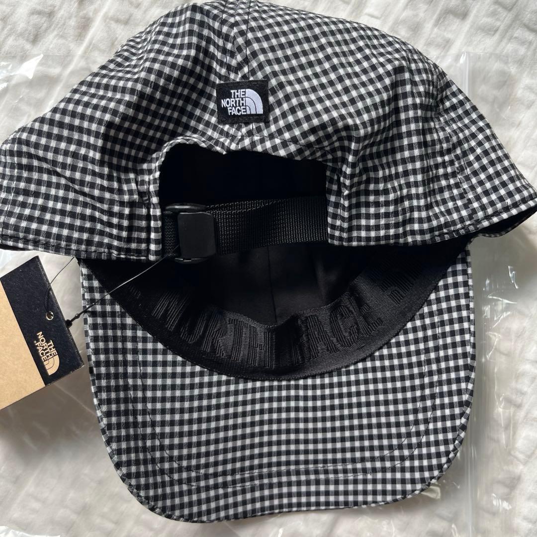 ラスト1点★正規品★新品M★ノースフェイス ギンガムチェックキャップ 帽子 韓国