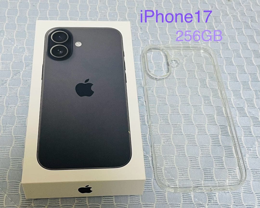 iPhone 17 256GB 本体 クリアケース付き
