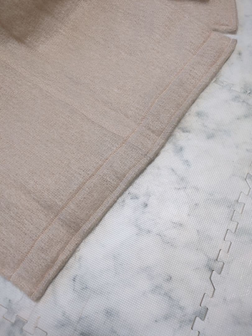 PINK HOUSE　ピンクハウス　モヘヤ混　ロングダッフルコート