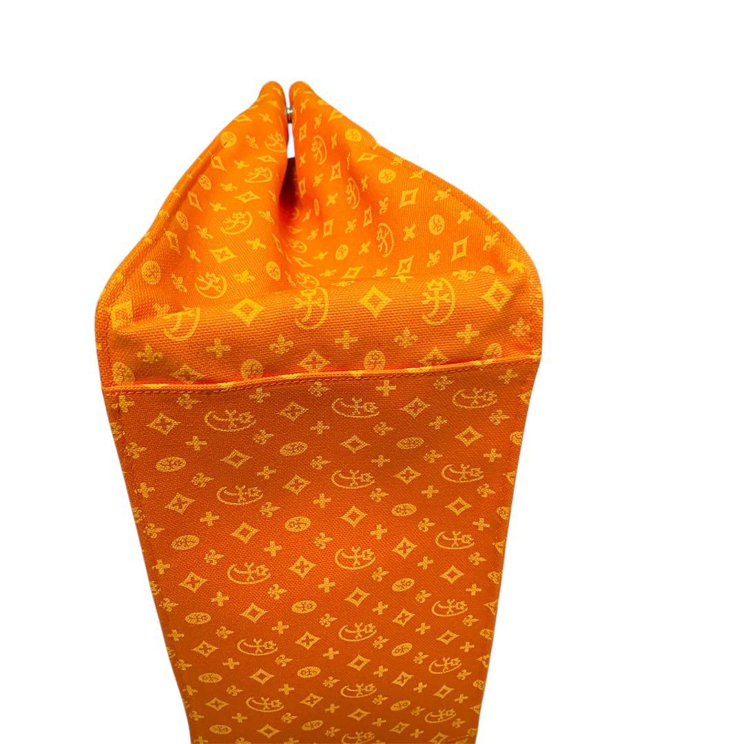 【超希少 限定モデル】カステルバジャック トートバッグ オレンジ 圧巻のデザイン