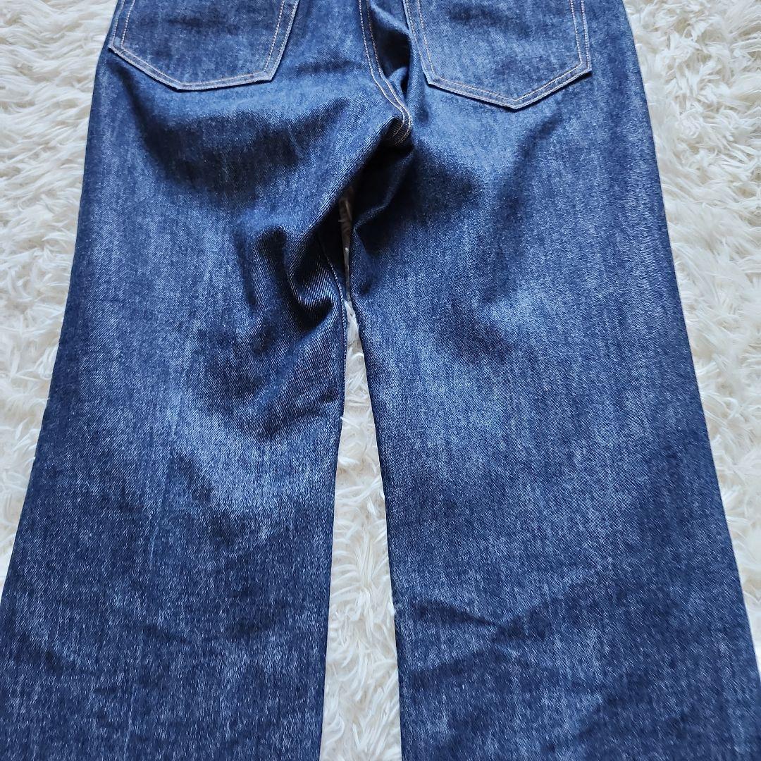 【美品】オーラリー HARD TWIST DENIM 5P PANTS　濃紺