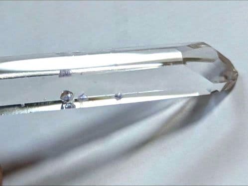 超希少☆最高品質 ブルーフローライト イン クォーツ 蛍石入り水晶 マダガスカル