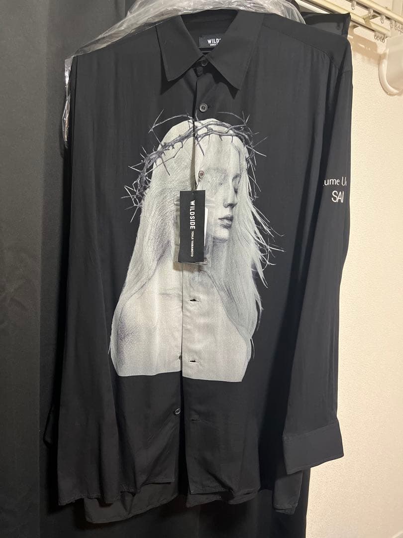 yohjiyamamoto 内田すずめRayon Shirt いばらの冠