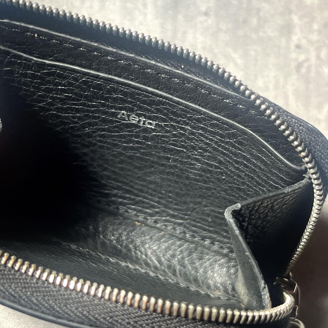 完売モデル　Aeta カウレザー　ケース　PEBBLE GRAIN シボ革