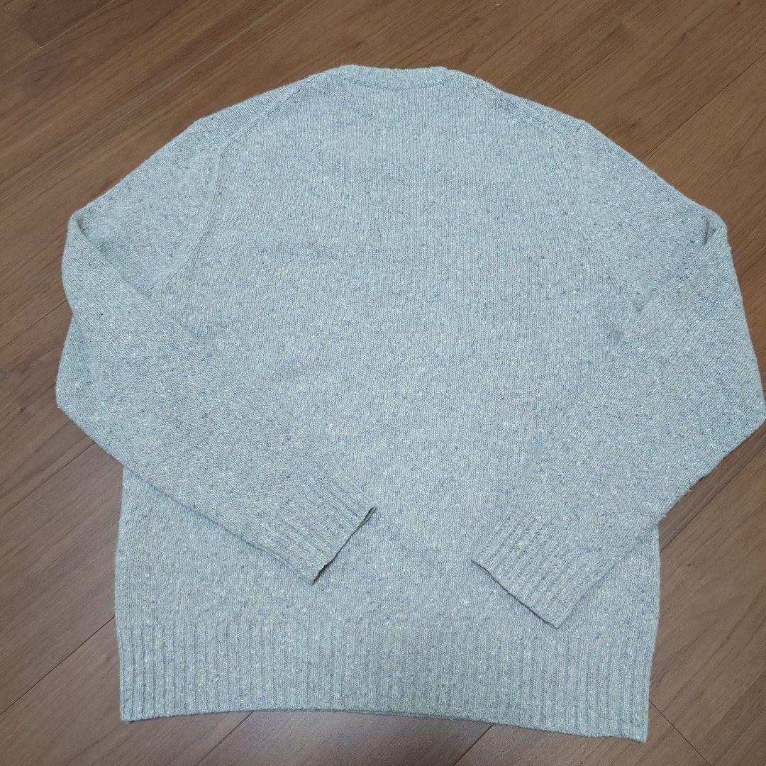 ​極美品ポロラルフローレン POLOロゴ ニット セーター グレー L 現行タグ