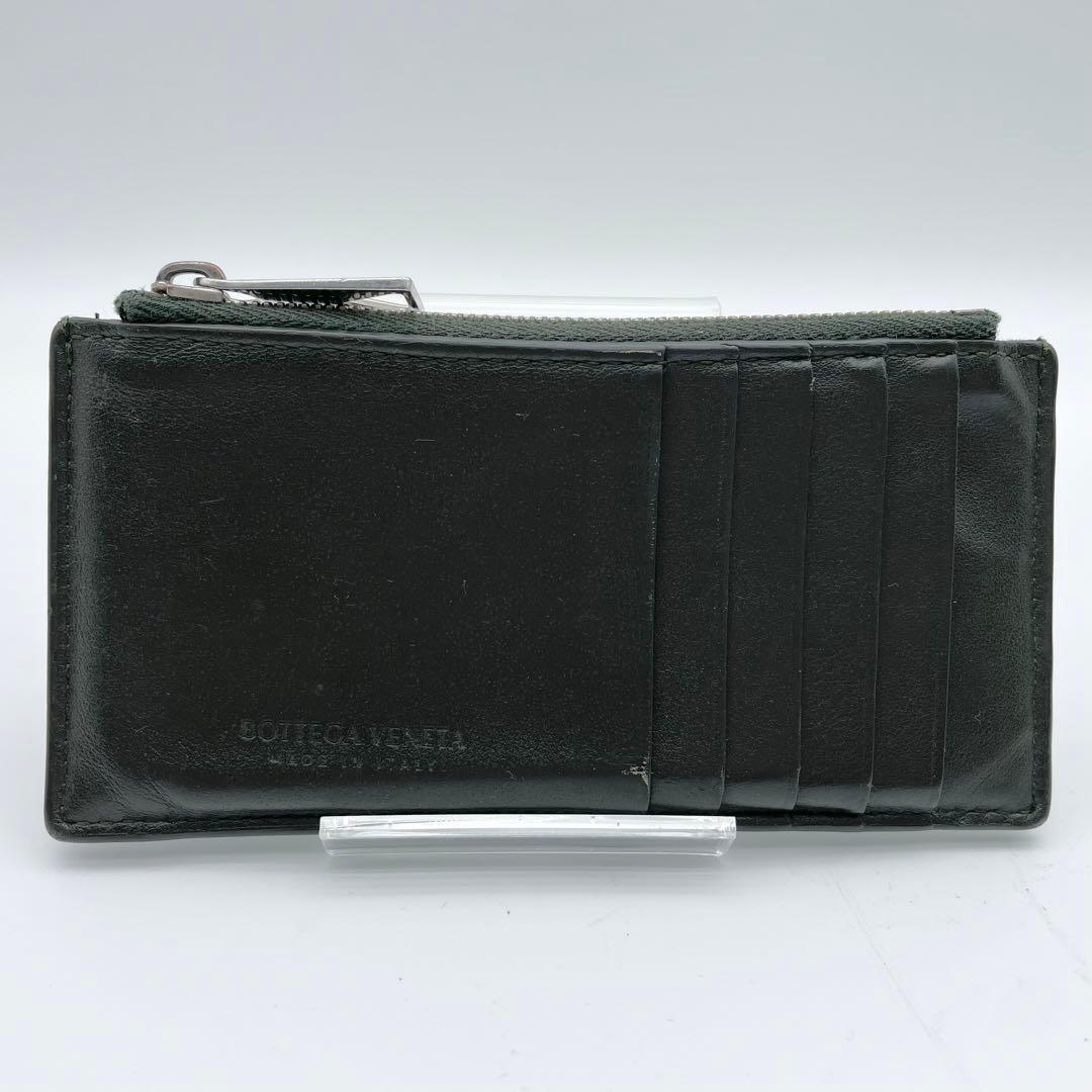 ボッテガヴェネタ カード ケース イントレチャート グリーン 箱 保存袋付