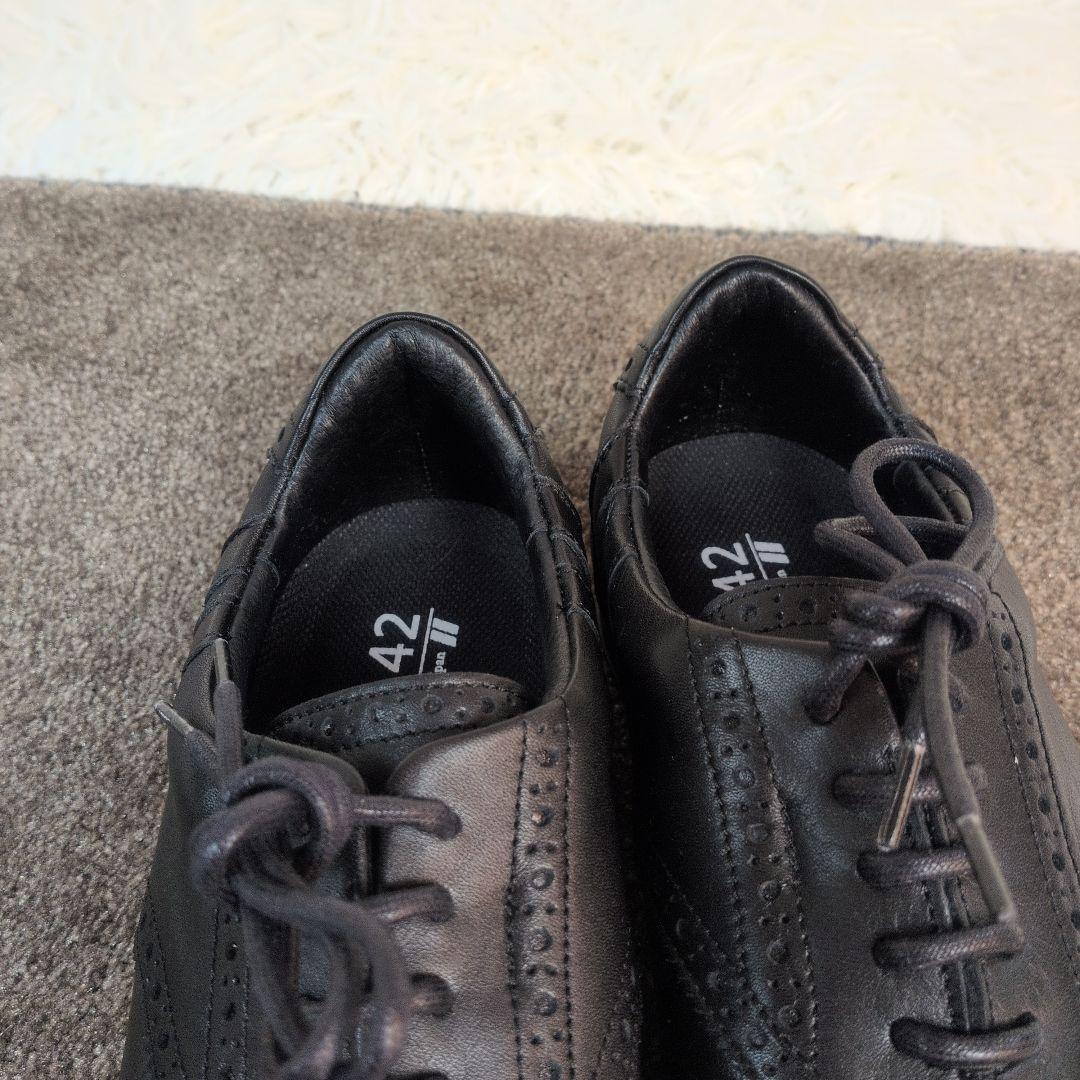 【美品✨patrick✨42✨26.5】KAPIT-WP レザー シューズ 箱付