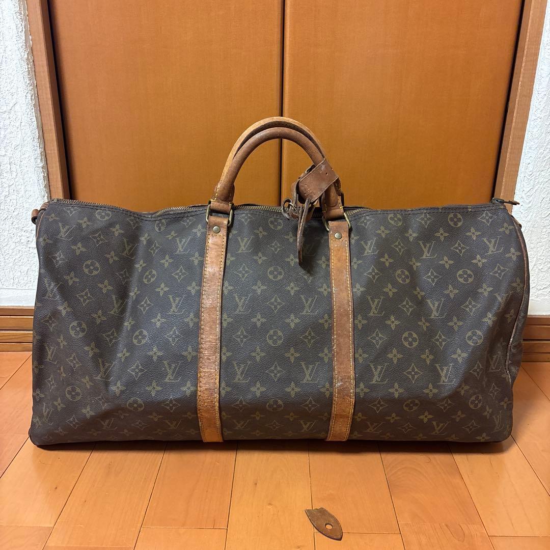 LOUIS VUITTON キーポル バンドリエール 60 モノグラム ボストン