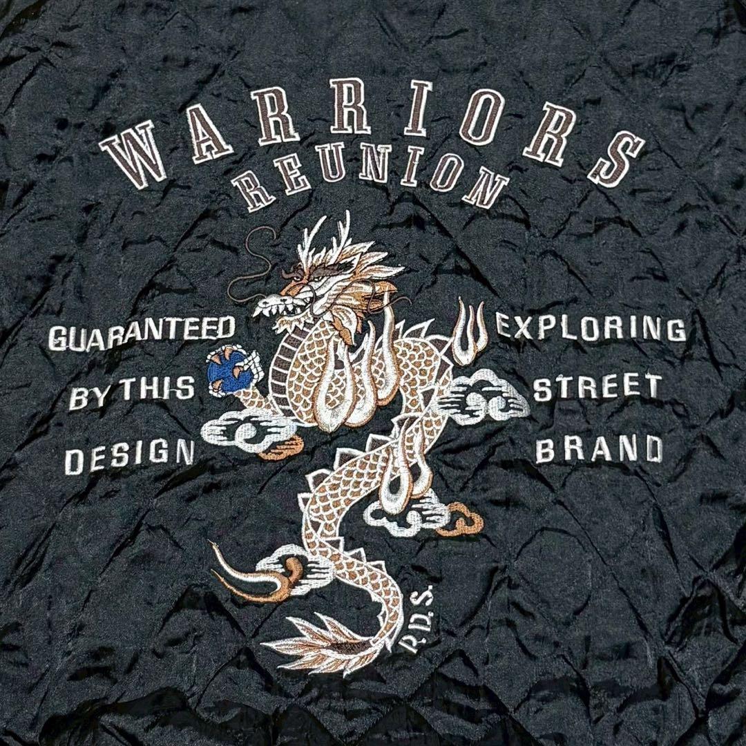 PAZZO リバーシブル　キルティング　スカジャン　ドラゴン　龍　バイカー