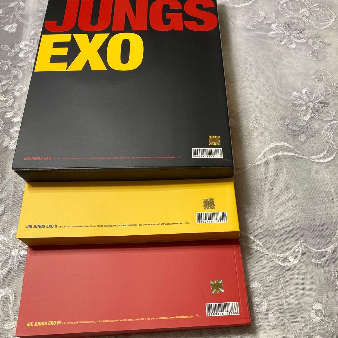 EXO写真集 ３冊　DVD付き