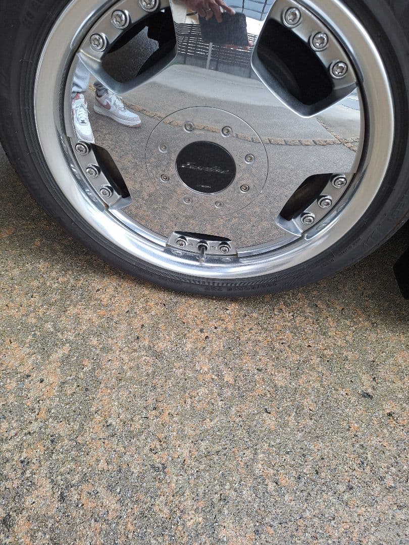 ワーク　ユーロライン　4本　15インチ　4穴　pcd100 メッキ