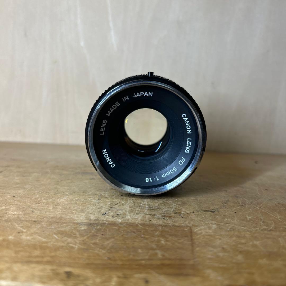 Canon F-1+FD 50 f1.8 露出計不動　他完動美品