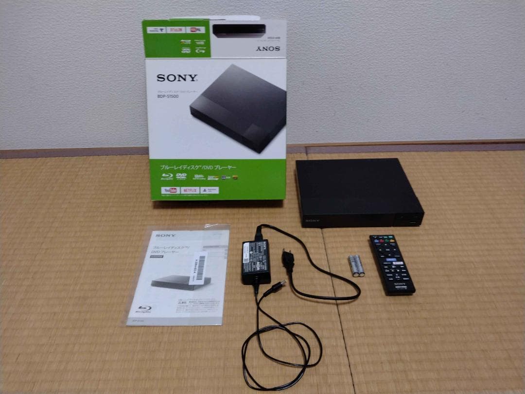 【2023年製】 SONY BDP-S1500 ブルーレイプレーヤー