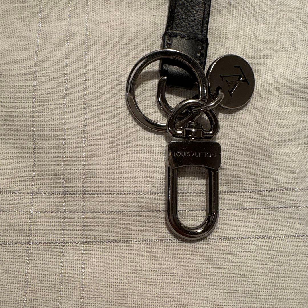 【美品】LOUIS VUITTON ヴィトン　ブラック キーホルダー・キーリング