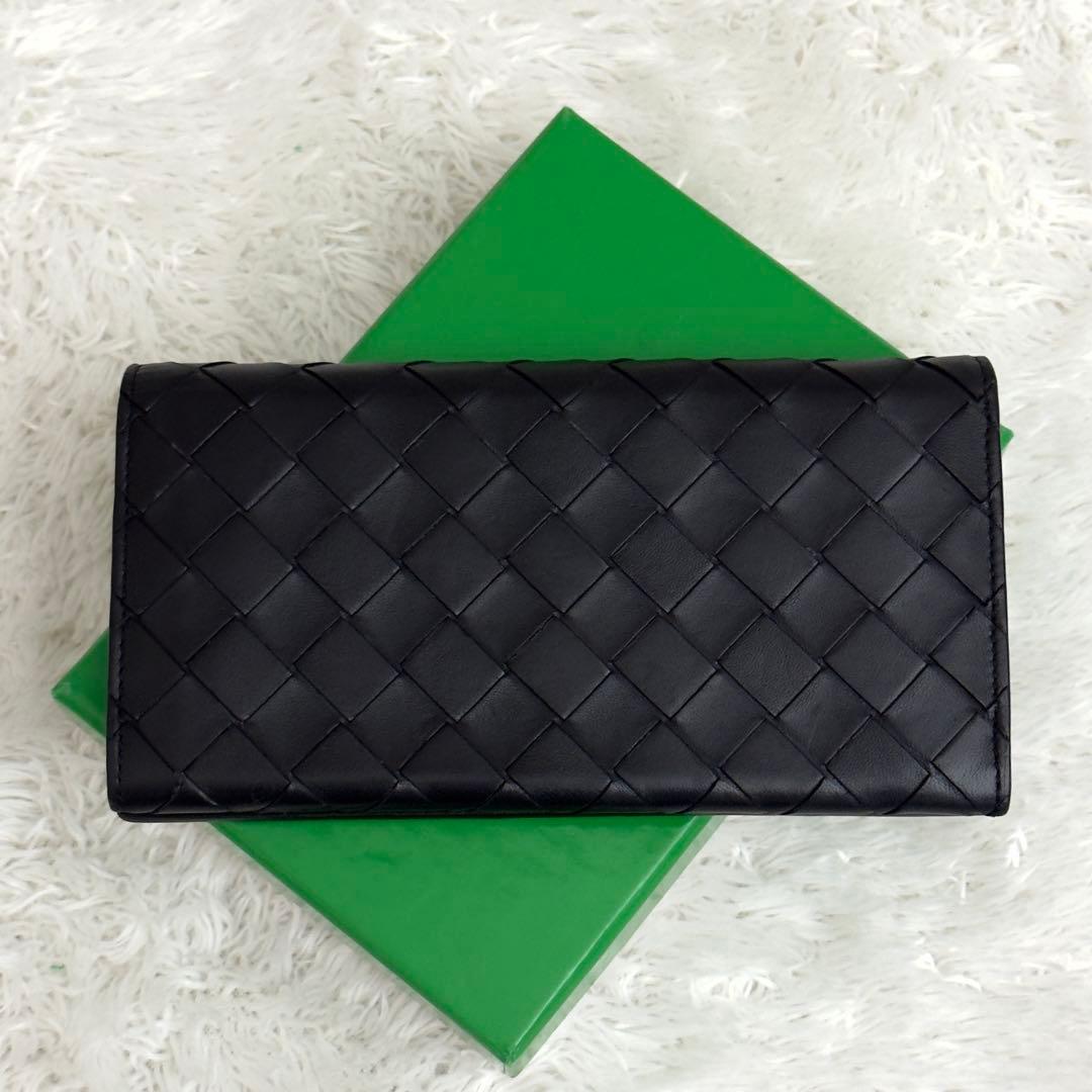 美品✨RFID内蔵 BOTTEGAVENETA ボッテガ イントレチャート 財布