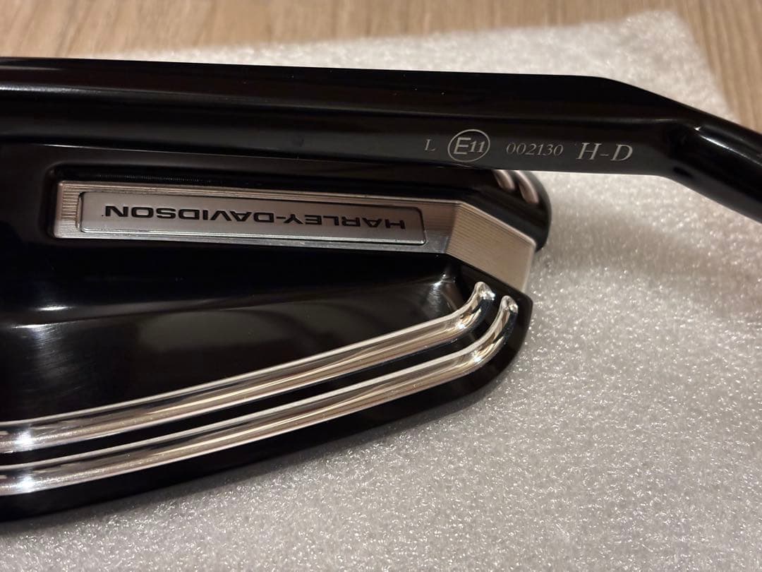 Harley-Davidson エンパイアミラーセット ブラックマシンカット