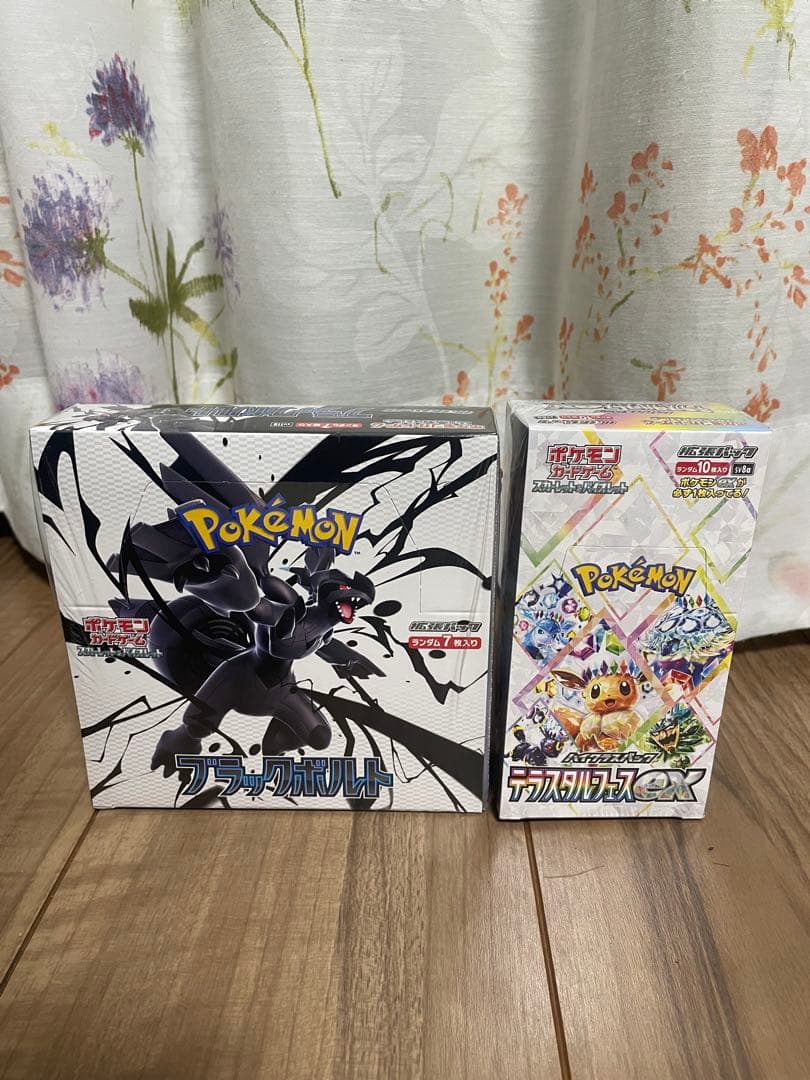 ポケモンカードゲーム ブラックボルト　テラスタルフェスex シュリンク付