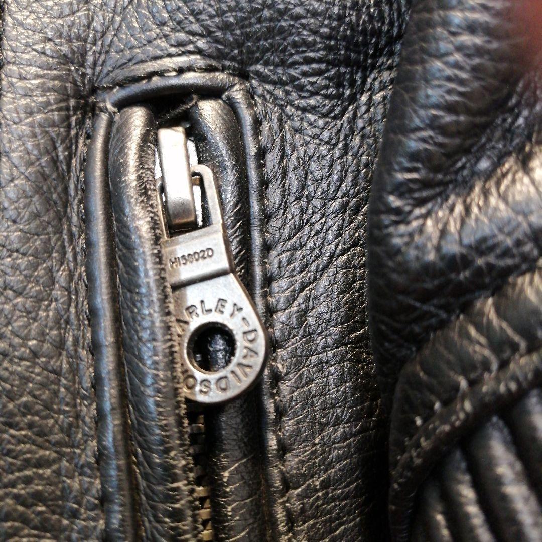 【激レア】ハーレーダビッドソン 本革 レザーライダースジャケット サイズL