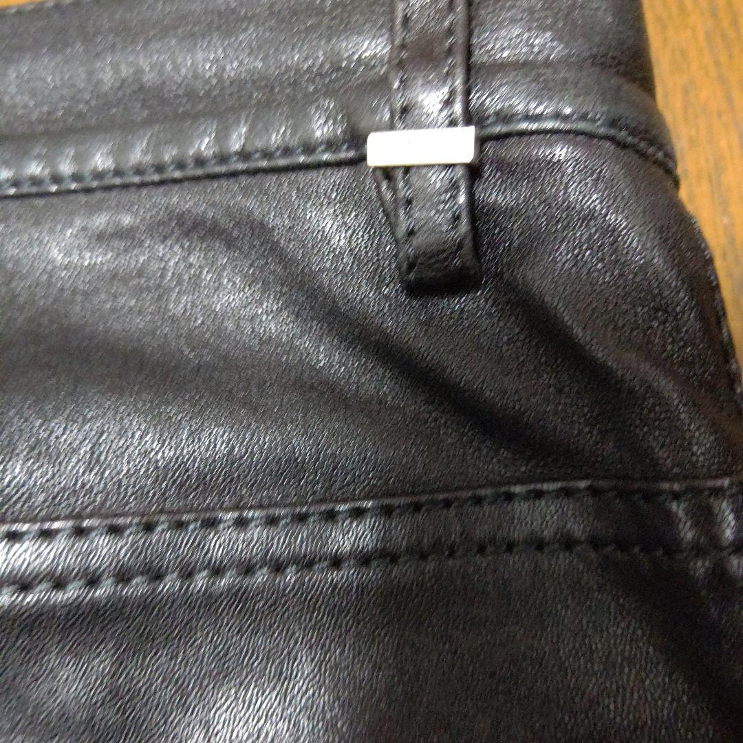 最終的値下げ羊革レザーパンツ検メンズ衣料革パンDiorHomme2012AW