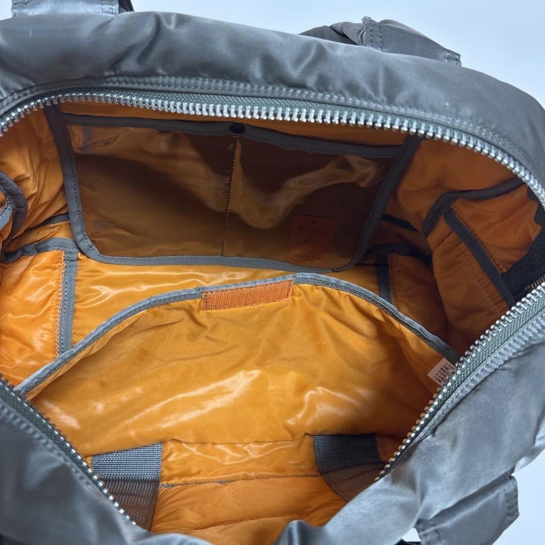 PORTER TANKER BOSTON BAG (L) シルバーグレー