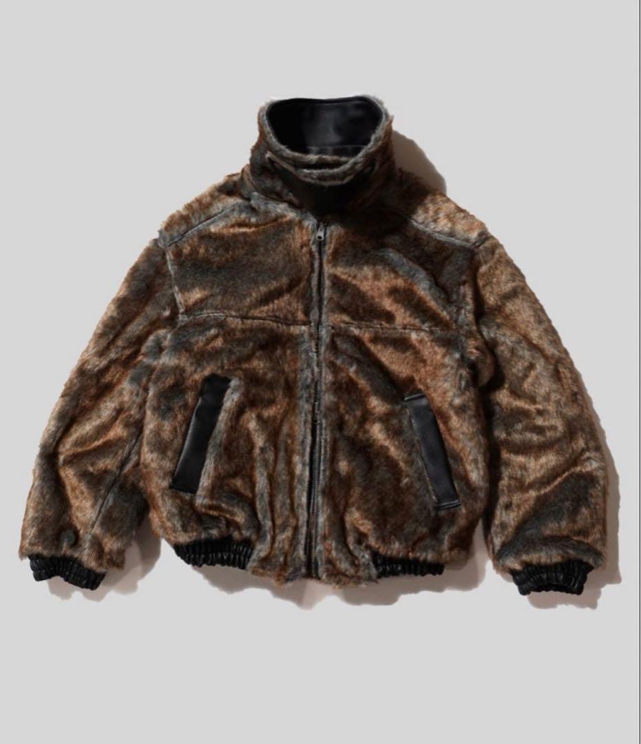 Camphor wood フェイクレザーファー2wayリバーシブルジャケット